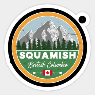 Squamish British Columbia - Spirit of the Mountains Sticker
